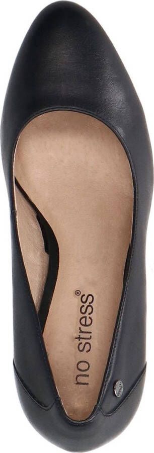 No Stress Dames Blauwe leren pumps