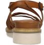 No Stress Dames Cognac leren sandalen met bandjes - Thumbnail 4