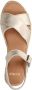 No Stress Dames Gouden metallic sandalen met touwzool - Thumbnail 12