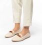 No Stress Dames Off white leren loafers met chain - Thumbnail 6