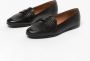No Stress Dames Zwarte leren loafers - Thumbnail 9
