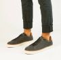 No Stress Heren Donkerblauwe nubuck sneakers - Thumbnail 4