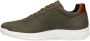 No Stress Heren Groene nubuck sneakers - Thumbnail 4