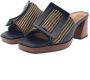 Noa Harmon 9262 Slipper zwart combi 40 - Thumbnail 7