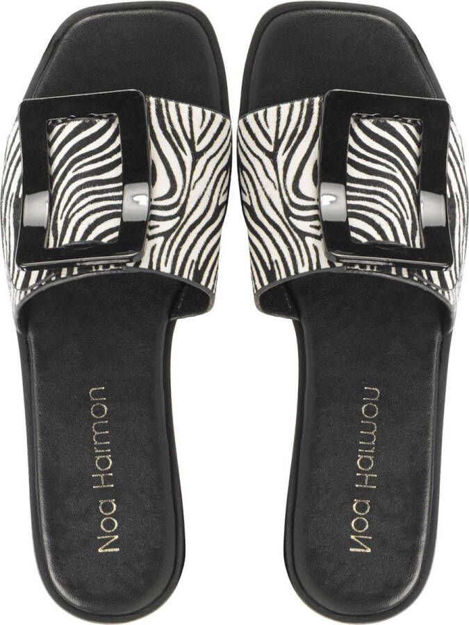 Noa Harmon Slippers Vrouwen 8972 Zwart wit