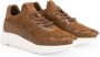 NoGRZ C.Correa Leren damessneakers Cognac Bruin Leer - Thumbnail 2