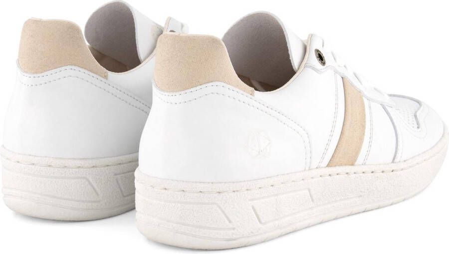 NoGRZ E.Pearee Vegan Damessneakers Veterschoenen Wit