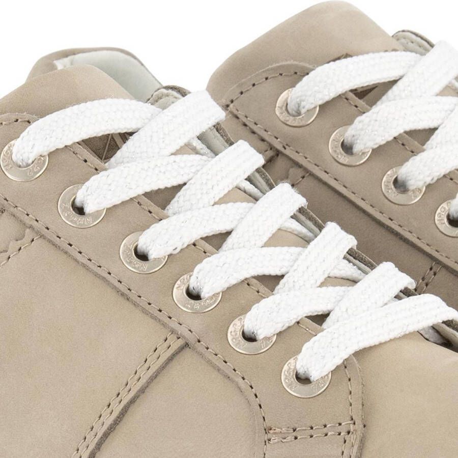 NoGRZ J.Herrera Leren Dames sneakers Veterschoenen Grijs Leer