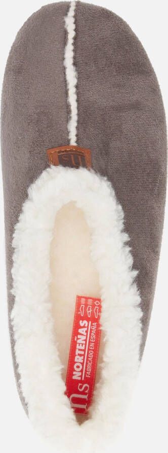 Nortenas Pantoffels grijs Textiel 270210 Dames