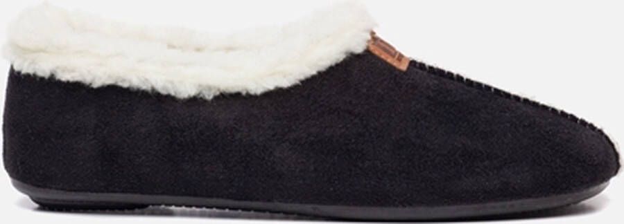 Nortenas Pantoffels zwart Textiel Dames