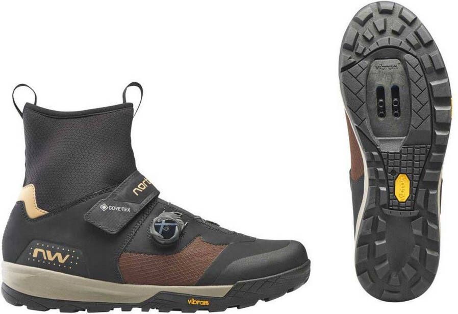 Northwave Kingrock Plus Goretex Heren MTB- schoenen Black Brown