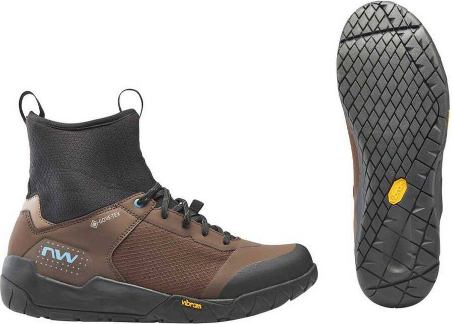Northwave Multicross Mid Goretex MTB-schoenen Black Brown Heren