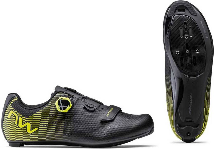 Northwave Storm Carbon 2 Racefiets Schoenen Black Fluor Yellow Heren