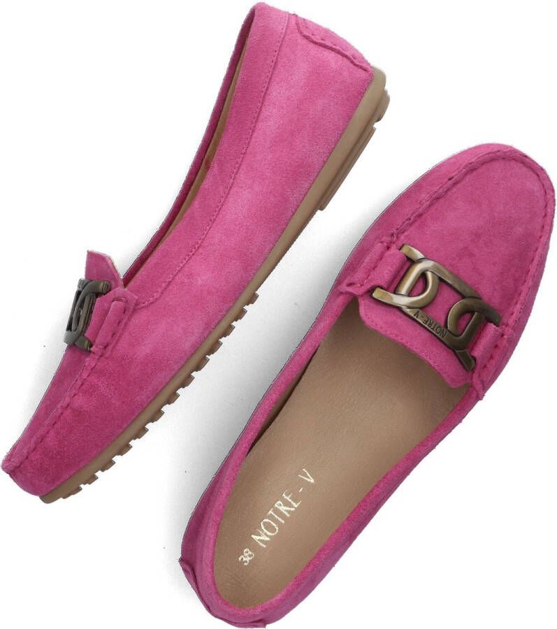 Notre-V 03-011-12 Mocassins Instappers Dames Roze +