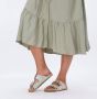 Notre-V Notre V 10369 Slippers Dames Goud - Thumbnail 7