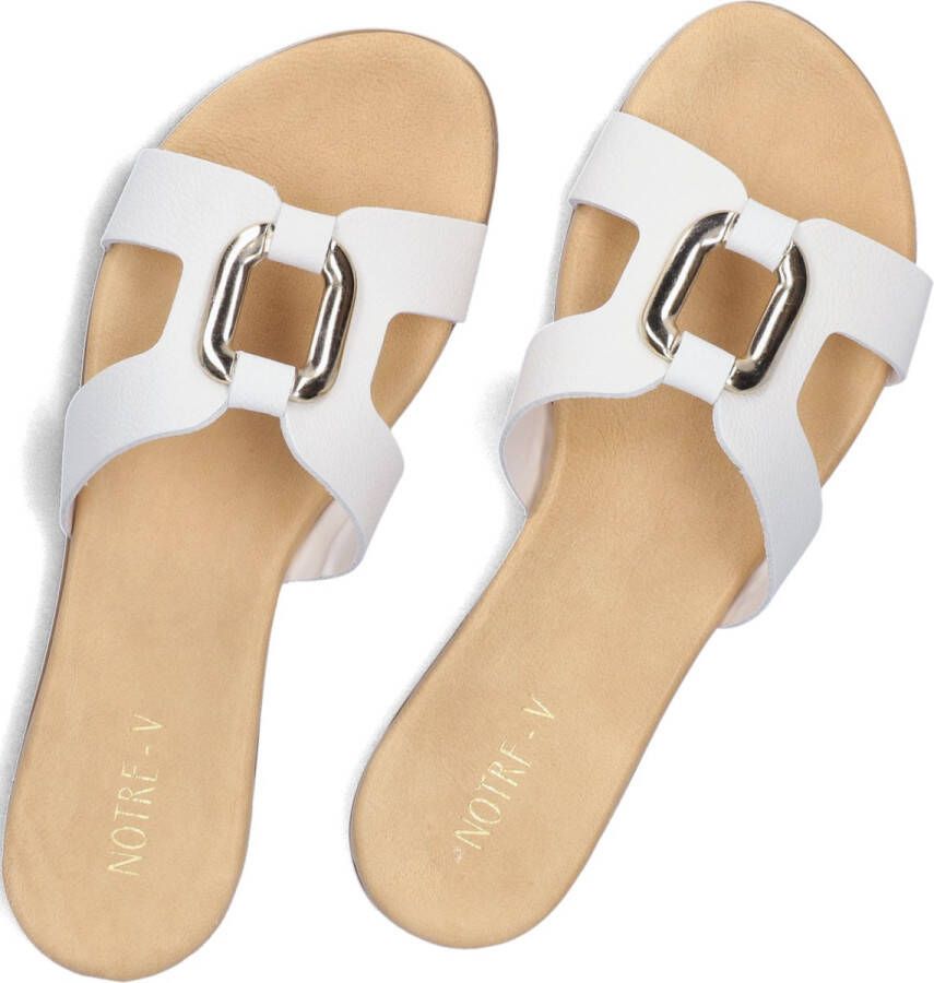 Notre-V 612g Slippers Dames Wit