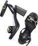 Strappy Sandals 99915 Sandalen Dames Zwart - Thumbnail 6