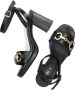 Strappy Sandals 99915 Sandalen Dames Zwart - Thumbnail 5