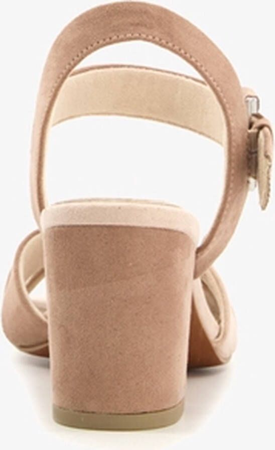 Nova dames sandalen met hak roze