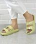 Novelido Sandalen Sonimix Ceox Zenne Eva Double Buckled High Sandalen Sandalen Antibacterieel Slipper anatomical Beige - Thumbnail 2