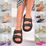 Novelido Sandalen Sonimix Ceox Zenne Eva Double Buckled High Sandalen Sandalen Antibacterieel Slipper anatomical Beige - Thumbnail 7