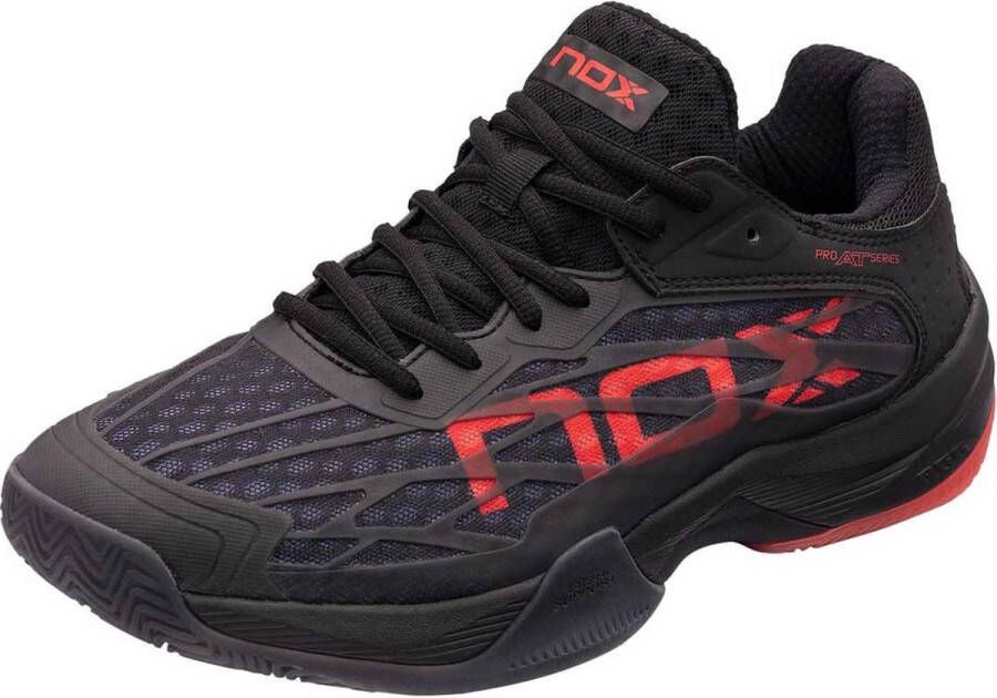 Nox AT10 Lux Heren Sportschoenen Padel Smashcourt Black Red - Foto 10