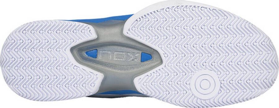 Nox AT10 Lux Heren Sportschoenen Padel Smashcourt White Blue - Foto 2