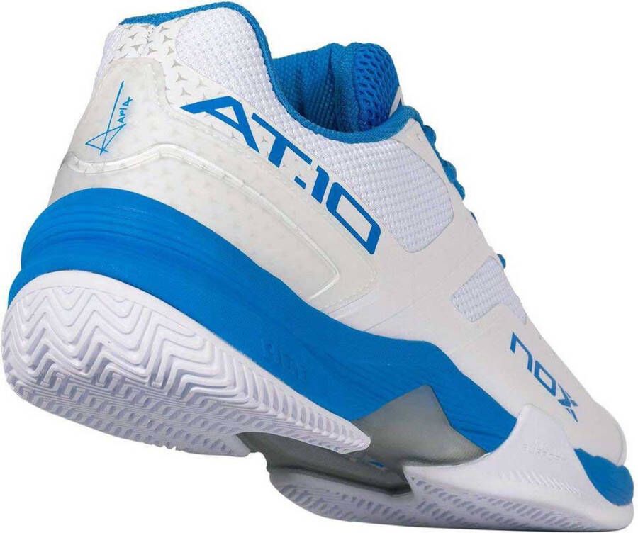 Nox AT10 Lux Heren Sportschoenen Padel Smashcourt White Blue - Foto 10