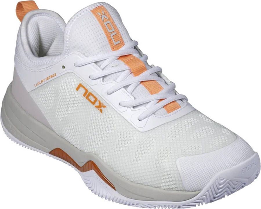 Nox Padel Schoenen Nerbo Wit Oranje