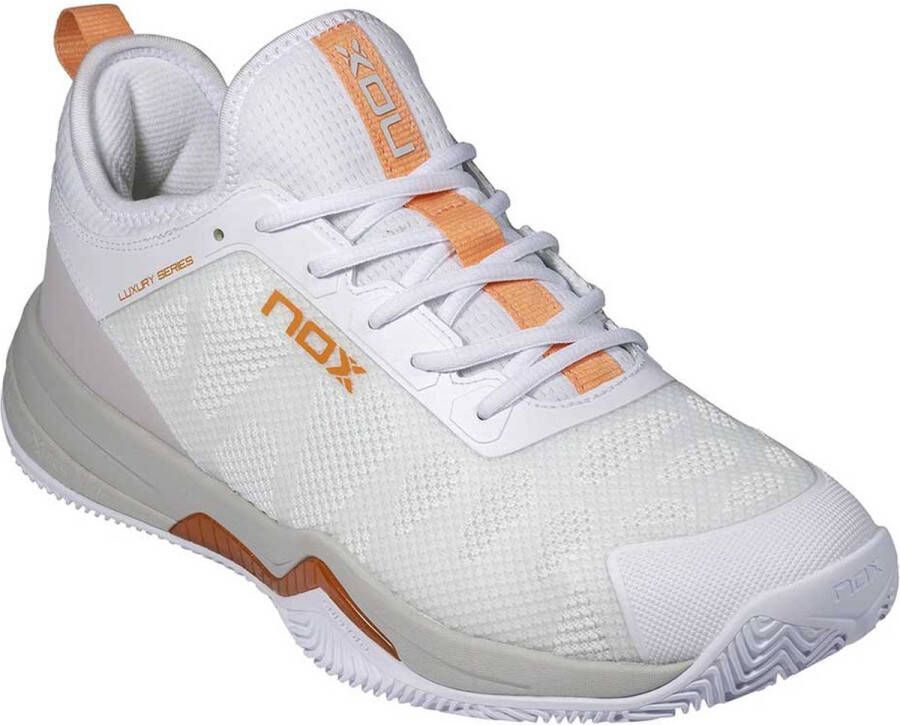 Nox Padel Schoenen Nerbo Wit Oranje