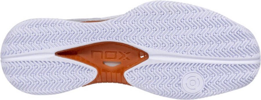 Nox Padel Schoenen Nerbo Wit Oranje