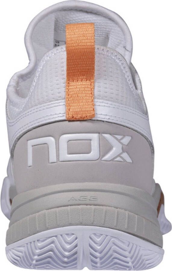 Nox Padel Schoenen Nerbo Wit Oranje