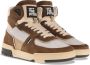 Off the Pitch Basketta Hi Glass Sneakers Tabacco Bianco - Thumbnail 8