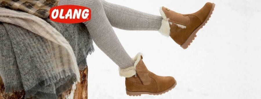 Olang Agata Snowboots Volwassenen Cuoio Leder