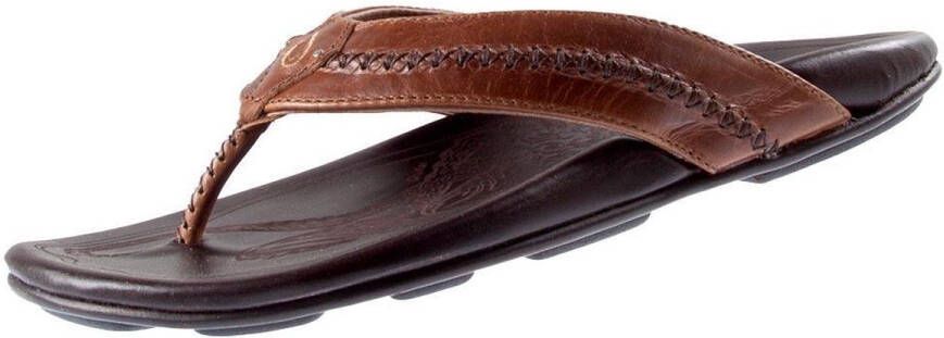 Olukai Bruin Tinten Mea Ola Slippers Heren Bruin