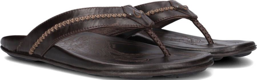 Olukai Bruin Tinten Mea Ola Slippers Heren Bruin