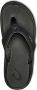 Olukai Ohana Heren leren slippers Black Dark Shadow - Thumbnail 6