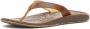 Olukai Paniolo Dames leren sandalen Natural Natural - Thumbnail 4