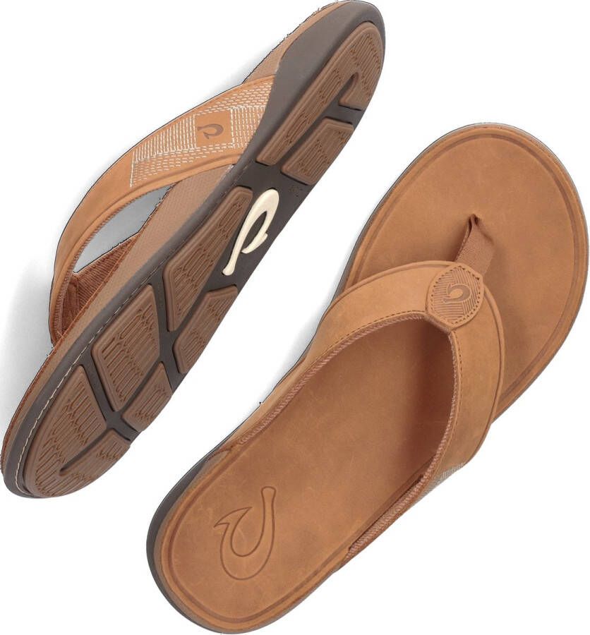 Olukai Tuahine Slippers Heren Bruin