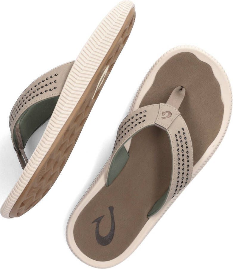 Olukai Ulele Slippers Heren Bruin