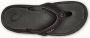 Olukai Ohana Heren leren slippers Black Dark Shadow - Thumbnail 4
