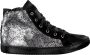 Omoda 1079 Hoge sneakers Meisjes Kids Zwart - Thumbnail 7