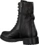 Omoda 3259k106 Veterboots Laarzen Met Veters Dames Zwart - Thumbnail 5