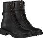 Omoda 3259k106 Veterboots Laarzen Met Veters Dames Zwart - Thumbnail 6