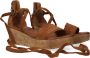 Omoda 722007 Sandalen Dames Cognac - Thumbnail 7