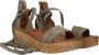 Omoda 722007 Sandalen Dames Groen - Thumbnail 7