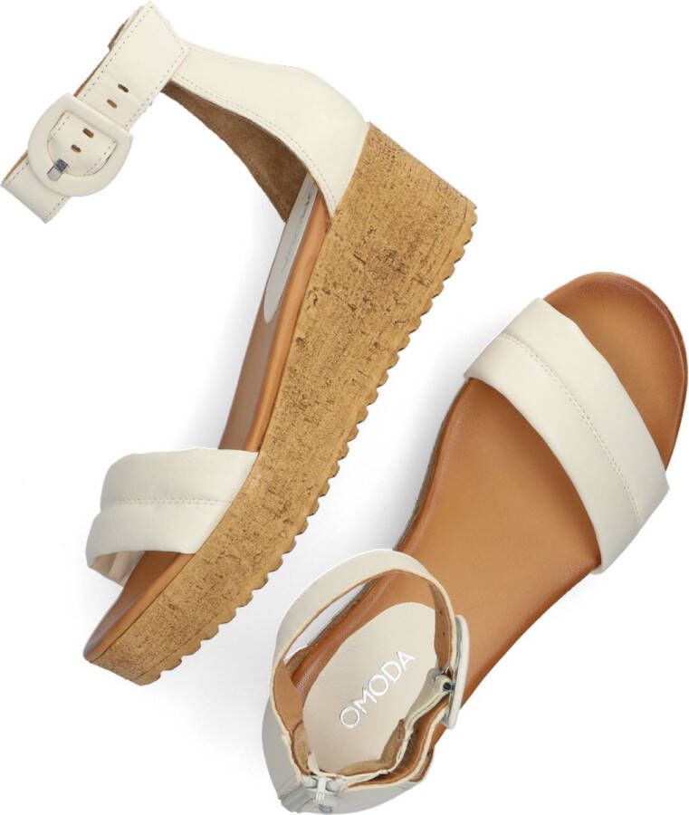 Omoda 722025 Sandalen Met Sleehak Dames Beige