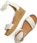 Omoda 722025 Sandalen Met Sleehak Dames Beige - Thumbnail 5