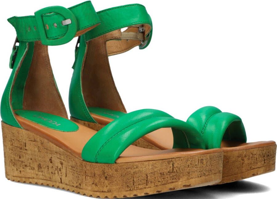 Omoda 722025 Sandalen Met Sleehak Dames Groen