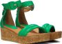 Omoda 722025 Sandalen Met Sleehak Dames Groen - Thumbnail 6